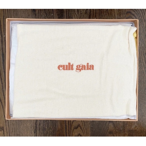 NIB Cult Gaia Alba Sand Leather Coil Wrap Platform Wedge Sandals Pumps 36 6 $498 - Picture 10 of 12